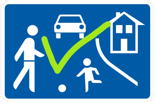 wir sind für eine verkehrsberuhigte Stadt